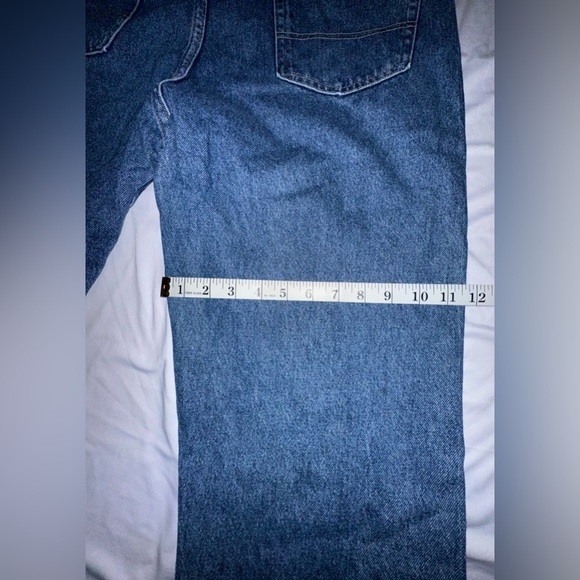 Wrangler Authentic Relaxed Fit Dark Wash Jean Men’s Size 38x32 - Picture 6 of 9